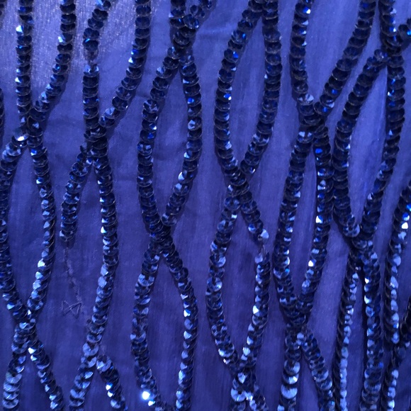 Mark & John by Gopal sequin beaded dress of silk - Picture 2 of 8